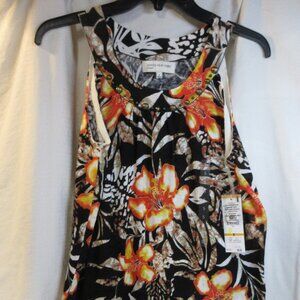 NWT~ SUMMER~JONES NEW YORK SPORT COLLECTION FLORAL TOP~SIZE SMALL ~NEW WITH TAGS